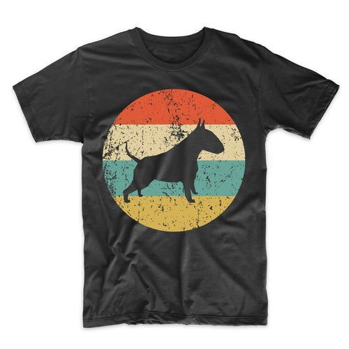 Bull Terrier Shirt, Vintage Retro Bull Terrier Men's T-Shirt, Dog Icon Shirt